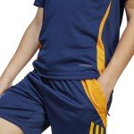 adidas Kids' Real Madrid 24/25 Competition Training Jersey, Team Navy Blue/Crew Orange/Blue