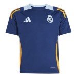 adidas Kids' Real Madrid 24/25 Competition Training Jersey, Team Navy Blue/Crew Orange/Blue