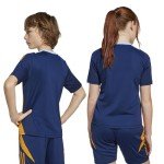 adidas Kids' Real Madrid 24/25 Competition Training Jersey, Team Navy Blue/Crew Orange/Blue