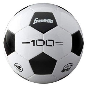 Franklin Sports Soccer Balls - Size 4 F-100 Youth Soccer Balls - 12 Pack Bulk with Pump
