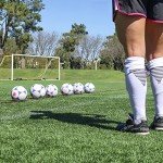 GoSports Premier Soccer Ball with Premium Pump - Available as Single Balls or 6 Packs - Choose Your Size
