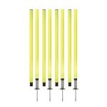 Champion Sports APSET Outdoor Agility Pole Set, Yellow