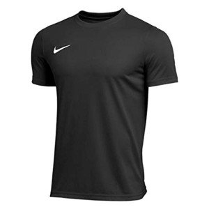 Nike Youth Park VII Short Sleeve Jersey, BV6742-010 (Black/White, Small)