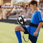GHB Pro Agility Ladder Soccer Kick Trainer Set 20ft 12 Rung 10 Cones and 4 Stakes Speed Agility Football Training Equipment with Carrying Bag (Orange)
