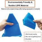 Soccer Cones Set, 24Pcs 7" Cones Sports + 60Pcs Disc Cones, Soccer Training Equipment with 2Pcs Carry Bag, Agility Field Marker, Soccer Cones for Training, Plastic Soccer Cones for Drills