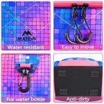 MATEIN Basketball Bag, Sturdy Soccer Bag with Ball Holder & Shoe Compartment, Large Basketball Backpack for Training Equipment, Water Resistant Sports Ball Backpack Fits Volleyball Football, Colorful
