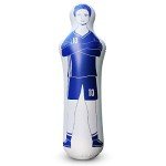 Dummies for Soccer, Inflatable Dummy, Inflatable Soccer Dummy Goalkeepr Air Mannequin Free Kick Wall Goalkeeper Defender Training for Children Adults, Blue Dummy 63 Inch.
