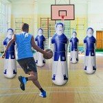 Dummies for Soccer, Inflatable Dummy, Inflatable Soccer Dummy Goalkeepr Air Mannequin Free Kick Wall Goalkeeper Defender Training for Children Adults, Blue Dummy 63 Inch.