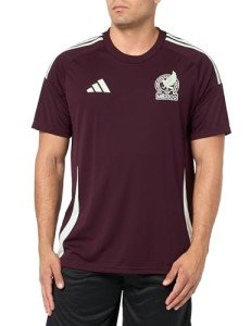adidas Men's Mexico Jersey, Dark Burgundy 2024