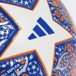 adidas Unisex-Adult UCL League Ball, White/Team Royal Blue/Solar Orange/Silver Metallic, 4