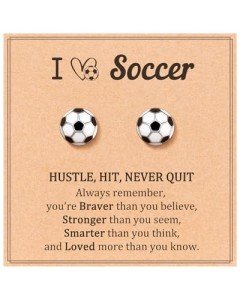 JOGDIAM Soccer Earrings Gifts for Soccer Mom Soccer Stuff Accessories