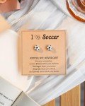 JOGDIAM Soccer Earrings Gifts for Soccer Mom Soccer Stuff Accessories