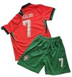 New 2024 Youth Soccer Fan Jersey Portugal No 7 Sports Jersey Shirt Free Shorts (US, Age, 8 Years, 9 Years, Red)