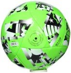 adidas MLS Club Soccer Ball, Solar Green/Black/White, 4