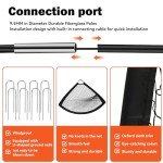 Fololicx Soccer Goals for Backyard, 2 of 6x4ft Kids Soccer Net Training Equipment, Portable Pop Up Toddler Soccer Goal with Soccer Ball, Scoring Target Cloth, and Cones - Fun Youth Outdoor Games