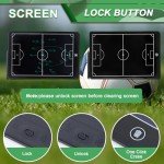 ZEMBSOYA Soccer Coaching Board,16 Inch LCD Electronic Soccer Coaching Board,Digital Soccer Training Board with Pen for Soccer Training Equipment