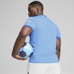 Men’s Manchester City FC 2024/25 Replica Home Soccer Jersey - Team Light Blue - Size: L