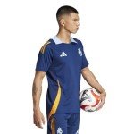 adidas Men's Real Madrid 24/25 Competition Training Jersey, Team Navy Blue/Crew Orange/Blue