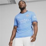 Men’s Manchester City FC 2024/25 Replica Home Soccer Jersey - Team Light Blue - Size: L