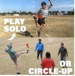 Kickit | The Original Birdie Soccer Trainer | Play Outdoors, Indoors or Backyard, Beach or Tailgate (Red)