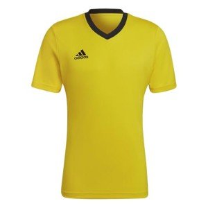 adidas Men's Entrada 22 Jersey, Team Yellow/Black, Small