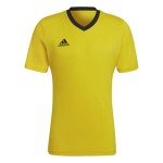 adidas Men's Entrada 22 Jersey, Team Yellow/Black, Small