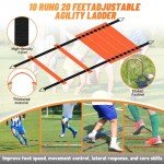 Bearwill Soccer Goal, Kids Soccer Goals for Backyard Set of 2, 4x3ft Portable Soccer Goal Pop Up Soccer Net, Kids Soccer Net for Backyard Training Equipment with Soccer Ball, Ladder, Cones, Targets