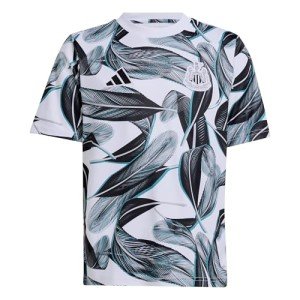 adidas Boys' Newcastle United FC Pre-Match Jersey, Black/Clear Onix/Green, X-Large