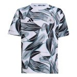 adidas Boys' Newcastle United FC Pre-Match Jersey, Black/Clear Onix/Green, X-Large