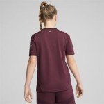 Manchester City FC Kids 2024/25 Third Soccer Jersey - Burgundy - Size: S