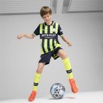 Manchester City FC Kids 2024/25 Away Soccer Jersey - New Navy - Size: L