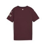Manchester City FC Kids 2024/25 Third Soccer Jersey - Burgundy - Size: S