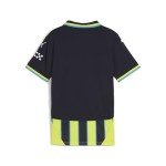 Manchester City FC Kids 2024/25 Away Soccer Jersey - New Navy - Size: L