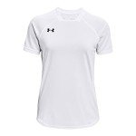 Under Armour Women's Match 2.0 Jersey, White (100)/Black, Medium