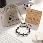 HGDEER Soccer, Soccer Gifts, Soccer Bracelets Accessories Stuff for 7/8/10/11/12/13 Year Old Teen Son Grandson Friend Gift Ideas