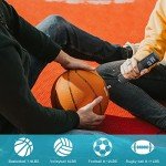 Motorenbau Electric Ball Pump,Smart Air Pump Portable Fast Ball Inflation Accurate Pressure Gauge and Digital LCD Display for Basketball Football Soccer Volleyball (2 Pin and 1 Spout)