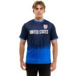 Icon Sports U.S. Soccer USMNT Adult Soccer Game Day Jersey-Inspired Shirt | Frequency, Navy, Medium