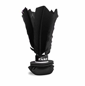 Kickit | The Original Birdie Soccer Trainer | Play Outdoors, Indoors or Backyard, Beach or Tailgate (Black)