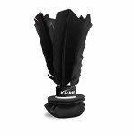 Kickit | The Original Birdie Soccer Trainer | Play Outdoors, Indoors or Backyard, Beach or Tailgate (Black)