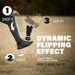 Kickit | The Original Birdie Soccer Trainer | Play Outdoors, Indoors or Backyard, Beach or Tailgate (Black)