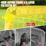Soccer Goals for Backyard Set, Portable Kids Toddler Soccer Goal 2 of 6' x 4', Pop Up Soccer Net Soccer Training Equipment with Size 4 Soccer Ball, Carry Bag, Games, Sport, Outdoor Play, Youth