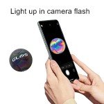 Glow Reflective Size5 Soft Leather Soccer Ball-Light Up in Camera Flash,for Adults(Neon-2, Size 5)