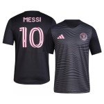 adidas Lionel Messi Inter Miami CF #10 Men's Player Name & Number Performance Shirt (Black, Large)