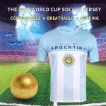 Official Argentina 2022 World Cup Fan Soccer Jersey (Argentina, X-Large)