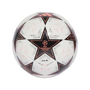 adidas Unisex-Adult UCL Club Soccer Ball, White/Black/Turbo, 5