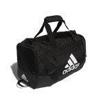 adidas Unisex Defender 4.0 Gym Duffel Bag for Men and Women, Black/White, Small (38L)