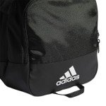 adidas Unisex Defender 4.0 Gym Duffel Bag for Men and Women, Black/White, Small (38L)