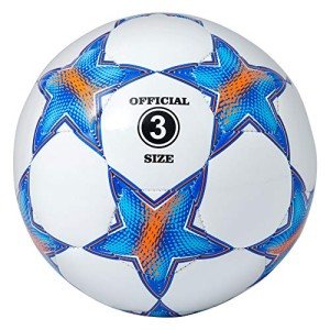 Runleaps Soccer Ball Size 3 for Kids, Ball Toys with Star Pattern Official Size Soccer Balls for Training, Playing, Boys, Girls, Toddlers Age 3-8