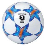 Runleaps Soccer Ball Size 3 for Kids, Ball Toys with Star Pattern Official Size Soccer Balls for Training, Playing, Boys, Girls, Toddlers Age 3-8