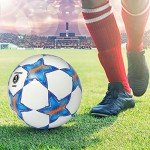 Runleaps Soccer Ball Size 3 for Kids, Ball Toys with Star Pattern Official Size Soccer Balls for Training, Playing, Boys, Girls, Toddlers Age 3-8
